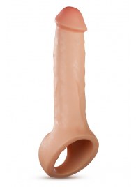 Телесная насадка-удлинитель Thrive 8.75 Inch Realistic Penis Extender Sleeve - 22,2 см. - Blush Novelties - в Якутске купить с доставкой