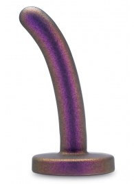 Фиолетовая насадка с гладкой поверхностью Surrender 4.75 Inch Beginner Pegging Dildo - 12 см. - Blush Novelties - купить с доставкой в Якутске