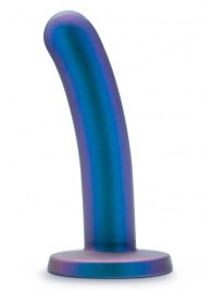 Синяя насадка с гладкой поверхностью Surrender 5.75 Inch Intermediate Pegging Dildo - 14,6 см. - Blush Novelties - купить с доставкой в Якутске