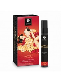 Оральный спрей Waves of Pleasure с ароматом клубники и шампанского - 20 мл. - Shunga - купить с доставкой в Якутске