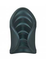 Серый сквозной мастурбатор с вибрацией Manwan Starter - Manwan - в Якутске купить с доставкой