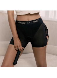 Трусики-шорты для фиксации насадок Strap-on-me Harness Lingerie Halo - size XS - Strap-on-me - купить с доставкой в Якутске