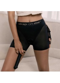 Трусики-шорты для фиксации насадок Strap-on-me Harness Lingerie Halo - size XL - Strap-on-me - купить с доставкой в Якутске