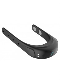 Черное эрекционное виброкольцо на ремешках - Boys of Toys - в Якутске купить с доставкой