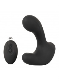 Черная анальная вибропробка с функцией расширения RC Butt Plug with 3 functions - Orion - в Якутске купить с доставкой