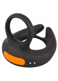 Черный вибростимулятор мошонки RC Scrotum Stimulator with Vibration - Orion - в Якутске купить с доставкой