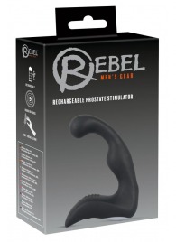 Черный перезаряжаемый стимулятор простаты с вибрацией - 14,6 см. - Orion - в Якутске купить с доставкой