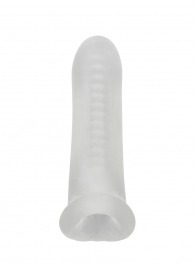 Белый фаллоудлинитель Striker - 13,5 см. - Lola Games - в Якутске купить с доставкой