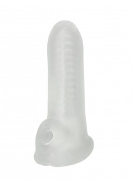 Белый фаллоудлинитель Striker - 13,5 см. - Lola Games - в Якутске купить с доставкой