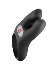 Черное эрекционное виброкольцо Nos - Fun Factory - в Якутске купить с доставкой