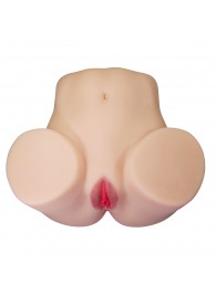 Телесный мастурбатор Julia с 2 любовными каналами - Baile - в Якутске купить с доставкой