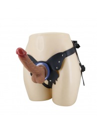 Поясной страпон Wells: трусики в форме бабочки и фаллоимитатор-насадка - Baile - купить с доставкой в Якутске