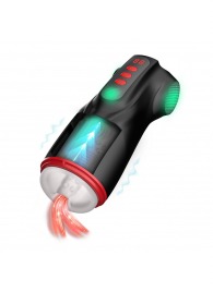 Интерактивный мастурбатор Raven с вакуумом, вибрацией и подсветкой - Shots Media BV - в Якутске купить с доставкой