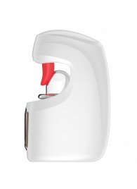 Белый мастурбатор с язычком и возвратно-поступательными движениями - Secwell - в Якутске купить с доставкой