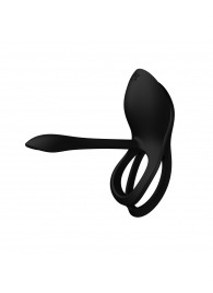 Черное эрекционное виброкольцо Bayek с пультом ДУ - Zalo - в Якутске купить с доставкой