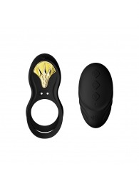 Черное эрекционное виброкольцо Bayek с пультом ДУ - Zalo - в Якутске купить с доставкой