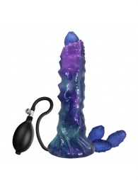 Фиолетовый яйцеродящий фаллоимитатор Duskwalker Sentinal на присоске - 22,4 см. - Baile - купить с доставкой в Якутске