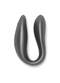 Черный вибратор для пар с управлением через приложение - Oninder