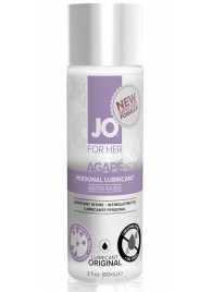 Лубрикант на водной основе для женщин JO AGAPE LUBRICANT ORIGINAL - 60 мл. - System JO - купить с доставкой в Якутске