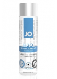 Охлаждающий лубрикант на водной основе JO Personal Lubricant H2O COOLING - 120 мл. - System JO - купить с доставкой в Якутске