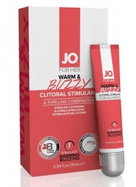 Клиторальный крем JO WARM   BUZZY CLITORAL GEL - 10 мл. - System JO - купить с доставкой в Якутске