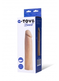 Реалистичная насадка с ярко выраженной головкой - 16,5 см. - A-toys - в Якутске купить с доставкой