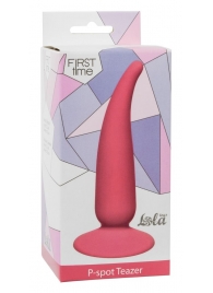 Розовая анальная пробка P-spot Teazer Pink - 12,2 см. - Lola Games - в Якутске купить с доставкой