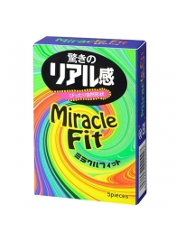 Презервативы Sagami Xtreme Miracle Fit - 5 шт. - Sagami - купить с доставкой в Якутске