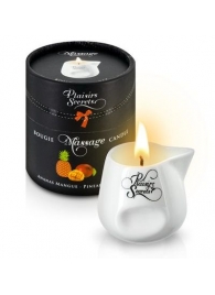 Массажная свеча с ароматом манго и ананаса Bougie de Massage Ananas Mangue - 80 мл. - Plaisir Secret - купить с доставкой в Якутске