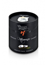 Массажная свеча с ароматом кокоса Bougie de Massage Gourmande Coco - 80 мл. - Plaisir Secret - купить с доставкой в Якутске
