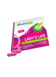 Возбуждающие капсулы Ladys Life - 14 капсул (0,35 гр.) - SuperCaps - купить с доставкой в Якутске