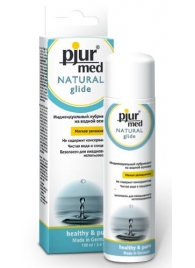 Нейтральный лубрикант на водной основе pjur MED Natural glide - 100 мл. - Pjur - купить с доставкой в Якутске