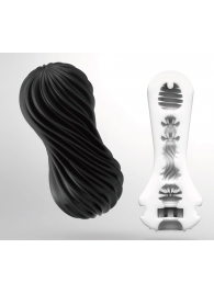 Мастурбатор FLEX Rocky Black с плотным рельефом - Tenga - в Якутске купить с доставкой