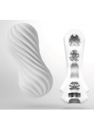 Мастурбатор FLEX Silky White с мягким рельефом - Tenga - в Якутске купить с доставкой