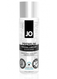 Охлаждающий лубрикант на силиконовой основе JO Personal Premium Lubricant Cooling - 60 мл. - System JO - купить с доставкой в Якутске