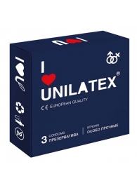 Ультрапрочные презервативы Unilatex Extra Strong - 3 шт. - Unilatex - купить с доставкой в Якутске