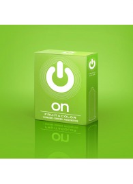 Цветные ароматизированные презервативы ON) Fruit   Color - 3 шт. - ON) - купить с доставкой в Якутске