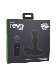 Чёрный перезаряжаемый массажёр предстательной железы NEXUS Revo Slim - Nexus Range - в Якутске купить с доставкой
