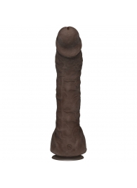 Коричневый фаллоимитатор-гигант Prince Yahshua ULTRASKYN 10.5” Cock with Removable Vac-U-Lock Suction Cup - 27,4 см. - Doc Johnson