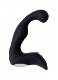 Чёрный изогнутый вибростимулятор простаты Erotist - Erotist Adult Toys - в Якутске купить с доставкой