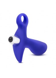 Синий стимулятор простаты с ручкой-кольцом Performance Prostimulator 02 - Blush Novelties - в Якутске купить с доставкой