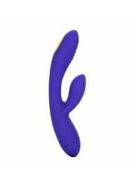 Фиолетовый вибратор с функцией электростимуляции Intimate E-Stimulator Dual Wand - 21,5 см. - California Exotic Novelties - купить с доставкой в Якутске