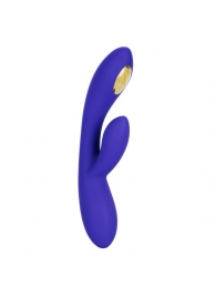 Фиолетовый вибратор с функцией электростимуляции Intimate E-Stimulator Dual Wand - 21,5 см. - California Exotic Novelties - купить с доставкой в Якутске