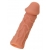 Телесная реалистичная насадка KOKOS Extreme Sleeve 05 с дополнительной стимуляцией - 12,7 см. - KOKOS - в Якутске купить с доставкой