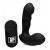 Черный стимулятор простаты Alpha-Pro 7X P-Milker Silicone Prostate Stimulator with Milking Bead - XR Brands - в Якутске купить с доставкой