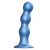 Голубая насадка Strap-On-Me Dildo Plug Balls size S - Strap-on-me - купить с доставкой в Якутске