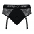 Черные трусики для насадок Diva Lingerie Harness - size M - Strap-on-me - купить с доставкой в Якутске