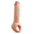 Телесная насадка-удлинитель Thrive 8.75 Inch Realistic Penis Extender Sleeve - 22,2 см. - Blush Novelties - в Якутске купить с доставкой