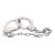 Наручники из металла с длинной цепочкой CHROME HANDCUFFS METAL HANDCUFFS W. KEY - NMC - купить с доставкой в Якутске