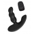 Черный силиконовый стимулятор простаты Levett Nitoc с пультом ДУ - Levett - в Якутске купить с доставкой